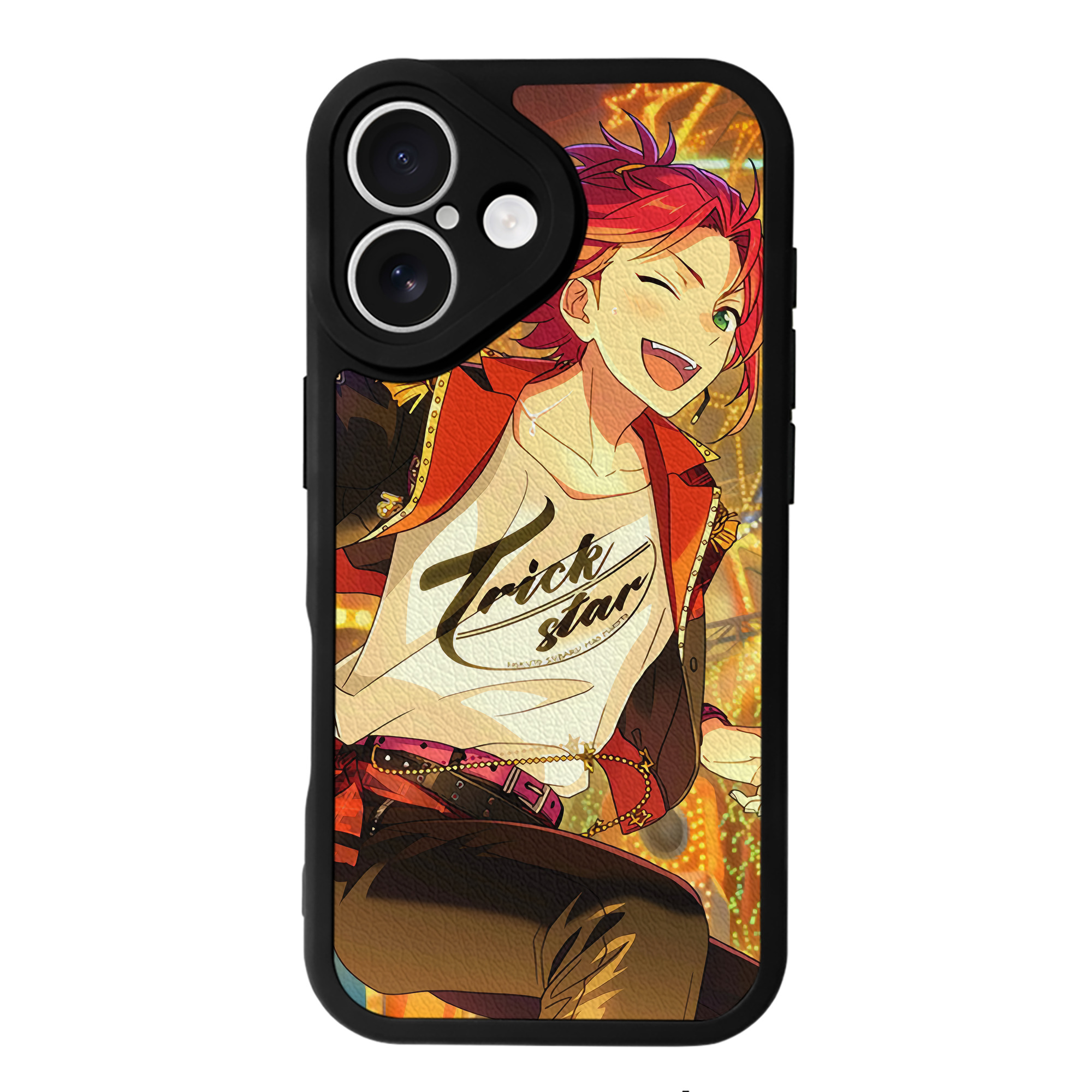 （画像用） あんさんぶるスターズ! Ensemble Stars 【iPhone 16シリーズ対応】シリコンスマホケース（レザー調） 材質：シリコン